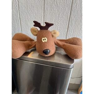 Vintage Rodney Reindeer  Plush Toy Stuffed‎ Animal Christmas Holiday Decor